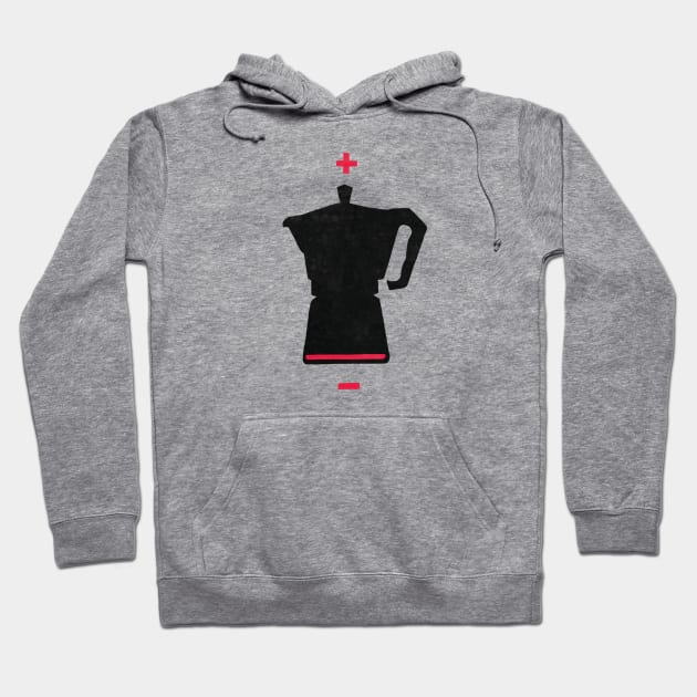 Low coffee – low battery Hoodie by maivisto